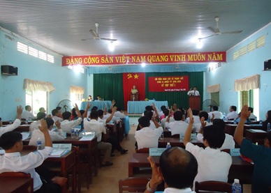 HĐND xã Thạnh Đức huyện Gò Dầu tổ chức kỳ họp thứ nhất