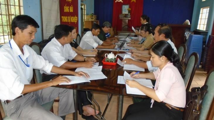 Ban kinh tế - xã hội HĐND phường Ninh Sơn giám sát công tác thực hiện các chỉ tiêu kinh tế xã hội ở khu phố Ninh Trung
