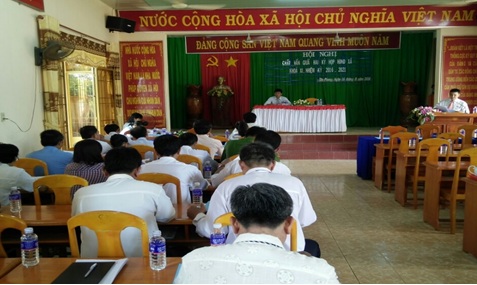 Thường trực HĐND xã Tân Phong, huyện Tân Biên tổ chức hội nghị chất vấn giữa 2 kỳ họp HĐND xã khóa XI, nhiệm kỳ 2016-2021