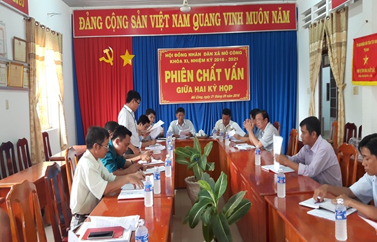 HĐND xã Mỏ Công huyện Tân Biên: Tổ chức phiên chất vấn giữa hai kỳ họp HĐND xã