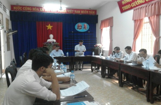 Hội nghị sơ kết 9 tháng năm 2016 của hội đồng nhân dân thị trấn Hòa Thành