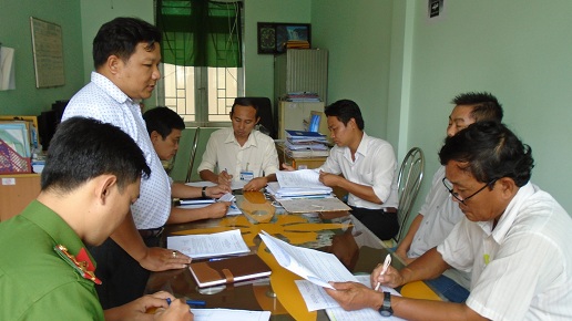 Ban pháp chế Hội đồng nhân dân phường Ninh Sơn giám sát công tác chuẩn bị tuyển chọn và gọi công dân nhập ngũ năm 2017