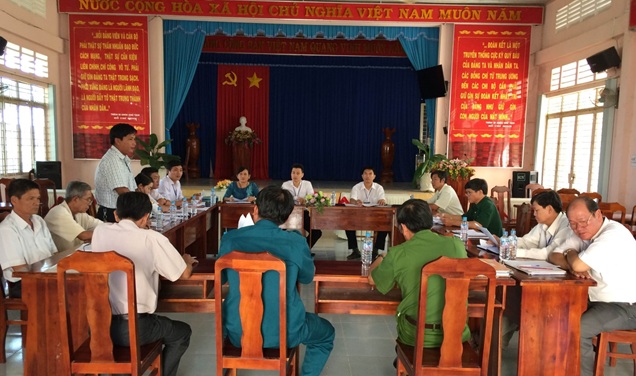 Ban Kinh tế xã hội HĐND xã Thạnh Bắc tổ chức giám sát việc thực hiện công tác chống mù chữ - phổ cập giáo dục năm 2016
