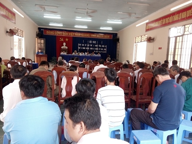 Tổ đại biểu HĐND Tỉnh đơn vị Huyện Dương Minh Châu tiếp xúc cử tri tại xã Phước Minh