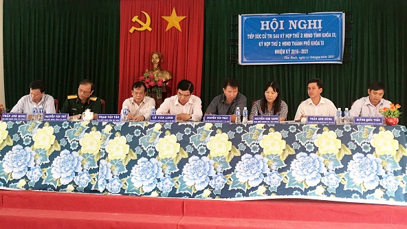 Đại biểu HĐND tỉnh, thành phố tiếp xúc cử tri xã Tân Bình