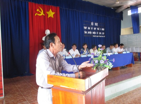 Đại biểu HĐND Tỉnh đơn vị huyện Hoà Thành:  Tiếp xúc cử tri sau kỳ họp thứ 3 HĐND Tỉnh