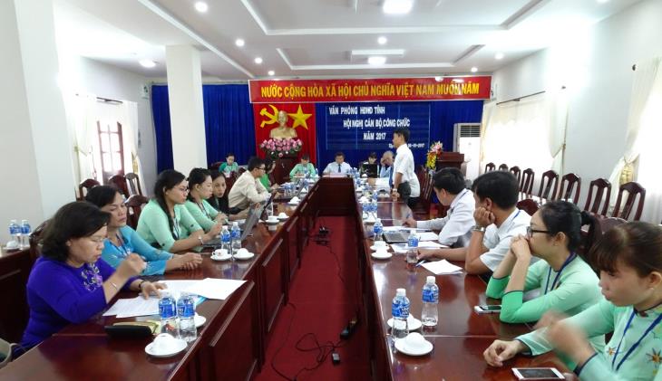 Văn phòng HĐND Tỉnh: Tổ chức Hội nghị cán bộ, công chức năm 2017