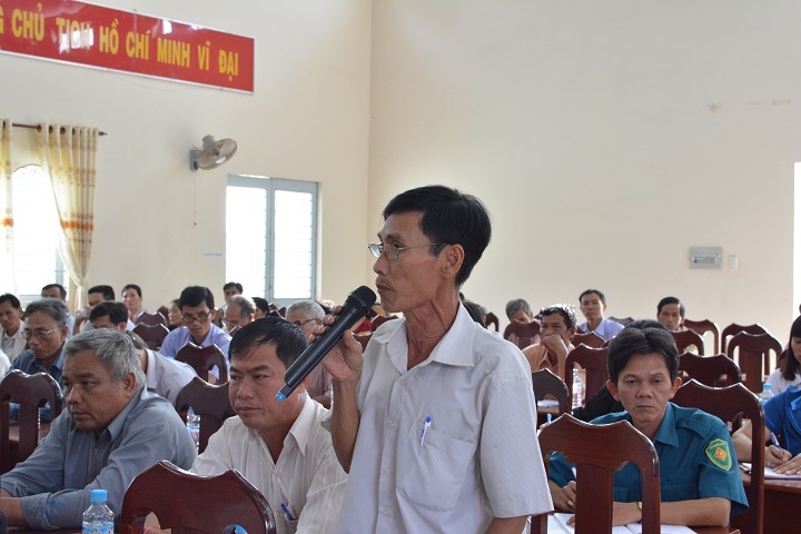 Đại biểu Hội đồng nhân dân tỉnh, huyện tiếp xúc cử tri hai xã Tân Thành và Suối Dây