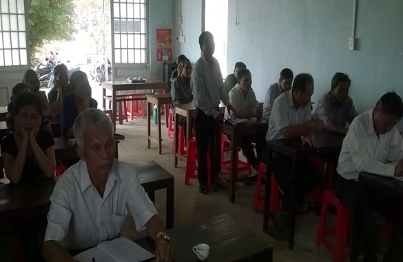 Hội đồng nhân dân xã Thái Bình, huyện Châu Thành tổ chức tiếp xúc cử tri sau kỳ họp thứ hai