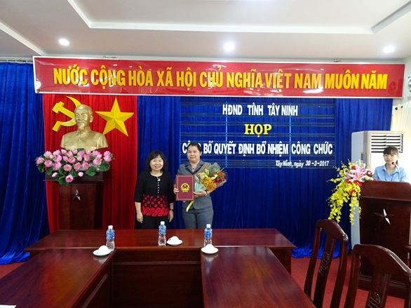 Văn phòng HĐND tỉnh: Công bố quyết định bổ nhiệm chức vụ Phó Chánh Văn phòng 