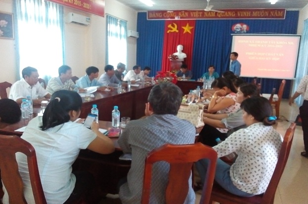 Hội đồng nhân dân xã Thạnh Tây, huyện Tân Biên tổ chức phiên chất vấn giữa hai kỳ họp