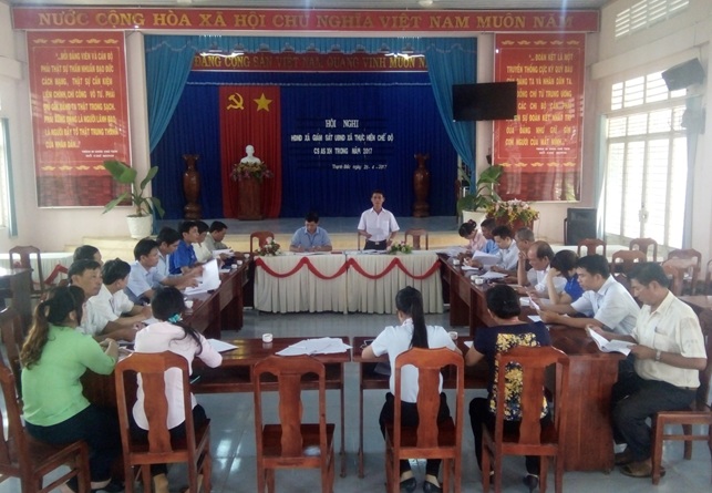 HĐND xã Thạnh Bắc huyện Tân Biên Tổ chức giám sát việc thực hiện các chế độ chính sách an sinh xã hội 