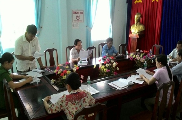 Ban Pháp chế của Hội đồng nhân dân Thị trấn Tân Châu: Giám sát công tác phòng, chống ma túy trên địa bàn đối với Công an Thị trấn Tân Châu