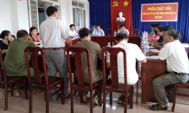 Thường trực HĐND xã Phước Trạch, huyện Gò Dầu:   Tổ chức phiên chất vấn giữa 2 kỳ họp
