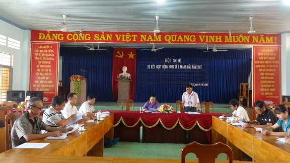 Hội đồng nhân dân xã Chà Là, huyện Dương Minh Châu tổ chức sơ kết 6 tháng đầu năm 2017