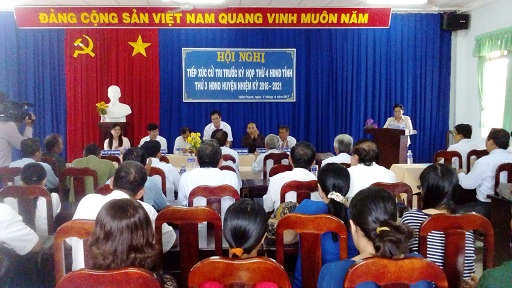 Đại biểu HĐND tỉnh, đơn vị huyện Gò Dầu: tiếp xúc cử tri trước kỳ họp thứ 4 tỉnh và thứ 3 huyện Gò Dầu