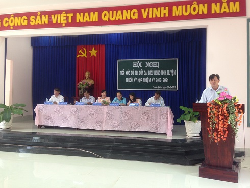 Đại biểu HĐND tỉnh: Tiếp xúc cử tri xã An Bình và Thanh Điền trước kỳ họp thứ 4