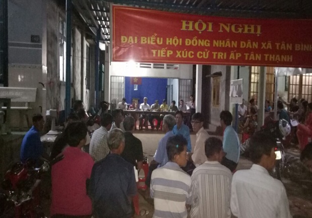 Kết quả tiếp xúc cử tri trước kỳ họp thứ 3 HĐND xã Tân Bình