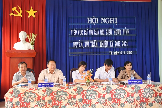 Bến Cầu: Đại biểu HĐND tỉnh Tây Ninh tiếp xúc cử tri trước kỳ họp thứ 4