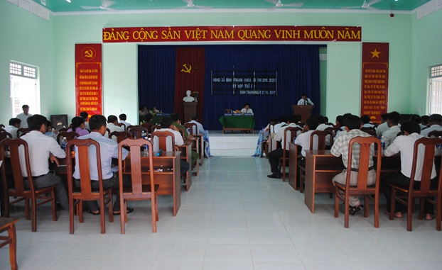 Hội đồng nhân dân xã Bình Thạnh tổ chức kỳ họp lần thứ 3 khóa XI nhiệm kỳ 2016-2021