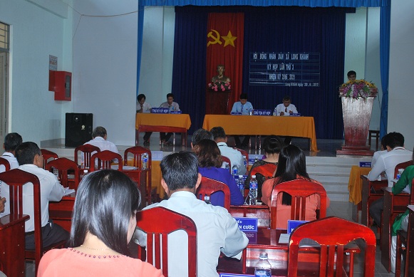 Hội đồng nhân dân xã Long Khánh Tổ chức kỳ họp thứ 3 HĐND xã nhiệm kỳ 2016 – 2021