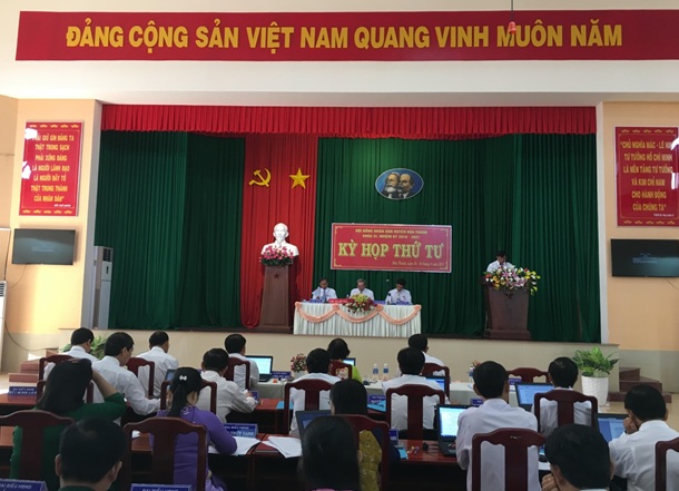 Hội đồng Nhân dân huyện Hòa Thành khai mạc kỳ họp thứ 4 khóa XI, nhiệm kỳ 2016 - 2021