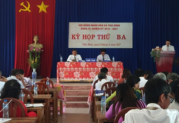 Hội đồng nhân dân xã Thái Bình, huyện Châu Thành:  Tổ chức kỳ họp thứ ba HĐND xã, nhiệm kỳ 2016 – 2021