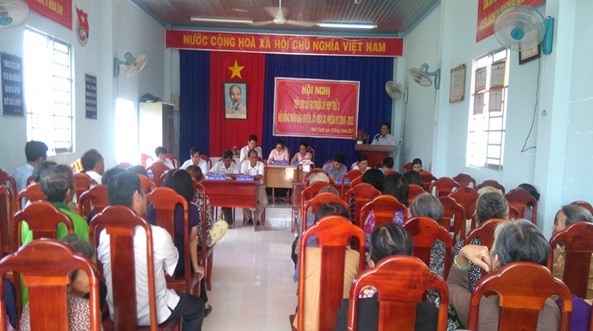 HĐND huyện Gò Dầu, HĐND xã Phước Trạch  Tiếp xúc cử tri trước kỳ họp thứ 3
