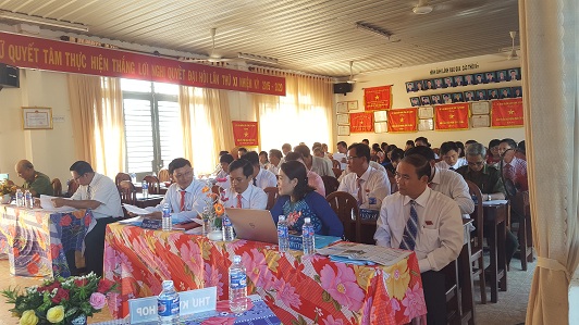 HĐND xã Long Chữ khai mạc kỳ họp lần thứ 4
