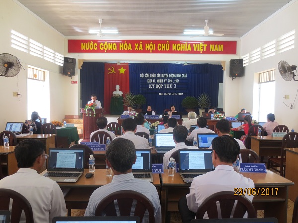 HĐND huyện Dương Minh Châu tổ chức kỳ họp thứ 3 khóa XI, nhiệm kỳ 2016-2021