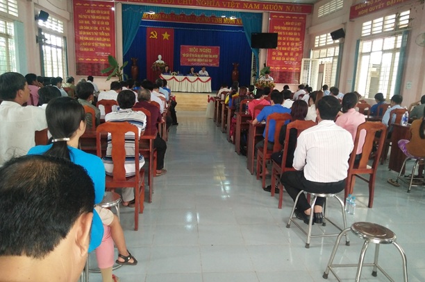 HĐND xã Thạnh Bắc tổ chức tiếp xúc cử tri sau kỳ họp lần thứ 4 HĐND tỉnh Tây Ninh và sau kỳ họp lần thứ 3 HĐND huyện Tân Biên nhiệm kỳ 2016-2021