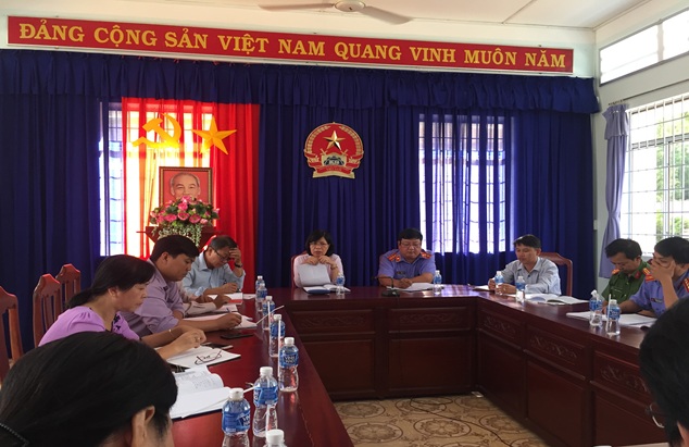 Ban Pháp chế HĐND huyện Châu Thành: Tổ chức giám sát tình hình, kết quả hoạt động kiểm sát năm 2017 đối với Viện kiểm sát nhân dân huyện Châu Thành