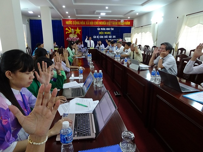 Văn phòng HĐND tỉnh tổ chức Hội nghị cán bộ, công chức năm 2018