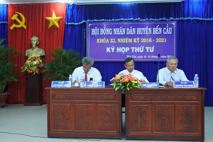 HĐND huyện Bến Cầu - Khai mạc kỳ họp thứ 4, khóa XI, nhiệm kỳ 2016-2021