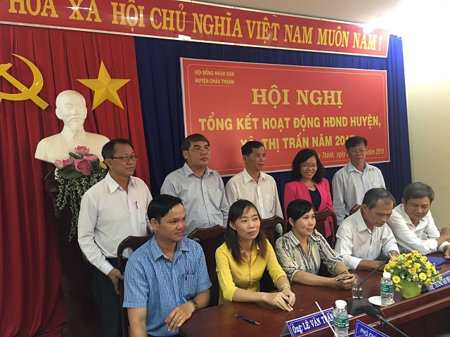 HĐND huyện Châu Thành: Tổng kết hoạt động HĐND huyện, xã, thị trấn năm 2017
