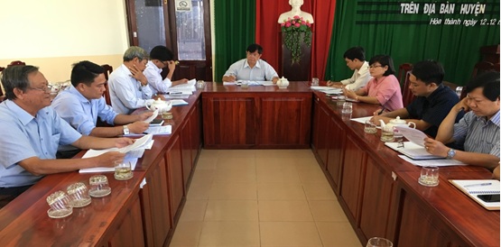 Ban KT-XH HĐND huyện tổ chức họp định kỳ đánh giá tình hình hoạt động của Ban trong quý I và triển khai phương hướng nhiệm vụ quý II năm 2018