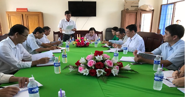 Ban Pháp chế giám sát công tác xét xử  Tòa án nhân dân huyện Hòa Thành
