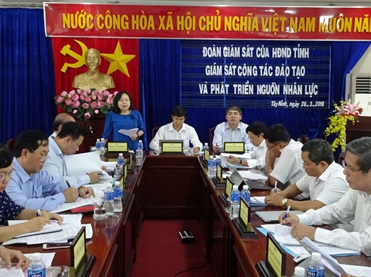 Nâng cao chất lượng hoạt động giám sát chuyên đề  của Hội đồng nhân dân tỉnh Tây Ninh