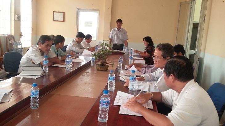 Thường trực HĐND xã Long Thành Trung, huyện Hòa Thành tổ chức phiên giải trình về việc giải quyết sửa chữa đường nông thôn