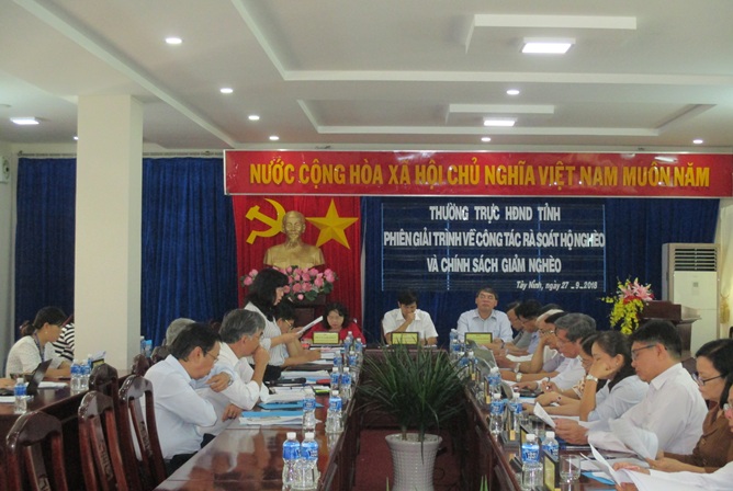 Thường trực HĐND tỉnh: Tổ chức phiên giải trình về rà soát hộ nghèo và thực hiện chính sách giảm nghèo