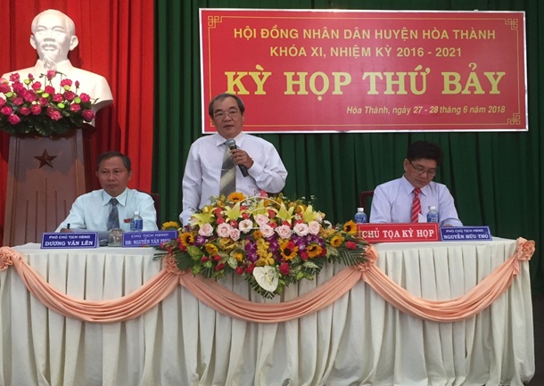 Nâng cao chất lượng kỳ họp HĐND huyện Hòa Thành