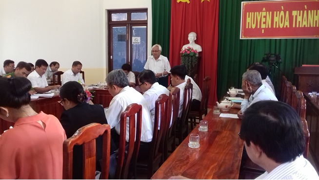 Ban Pháp chế HĐND tỉnh: Khảo sát công tác đảm bảo trật tự, an toàn giao thông tại UBND huyện Hòa Thành
