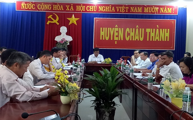 Thường trực HĐND huyện Châu Thành: Họp giải quyết các kiến nghị cử tri sau Kỳ họp thứ 5 HĐND huyện