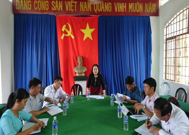 Thường trực HĐND tỉnh: Khảo sát công tác triển khai hoạt động cung cấp nước sạch nông thôn trên địa bàn xã Phước Chỉ