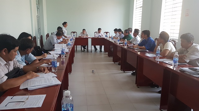 BAN PHÁP CHẾ HĐND HUYỆN GÒ DẦU GIÁM SÁT KẾT QUẢ THỰC HIỆN LUẬT HÒA GIẢI Ở CƠ SỞ NĂM 2018