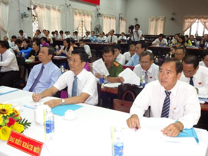 HĐND HUYỆN GÒ DẦU KHÓA XI KHAI MẠC KỲ HỌP LẦN THỨ 8