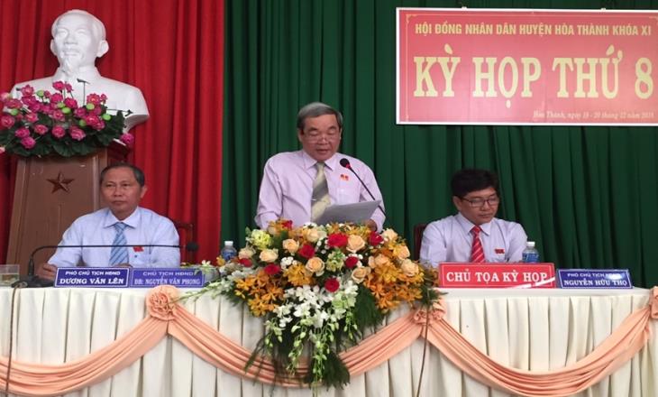 HĐND huyện Hòa Thành thông qua 7 nghị quyết quan trọng