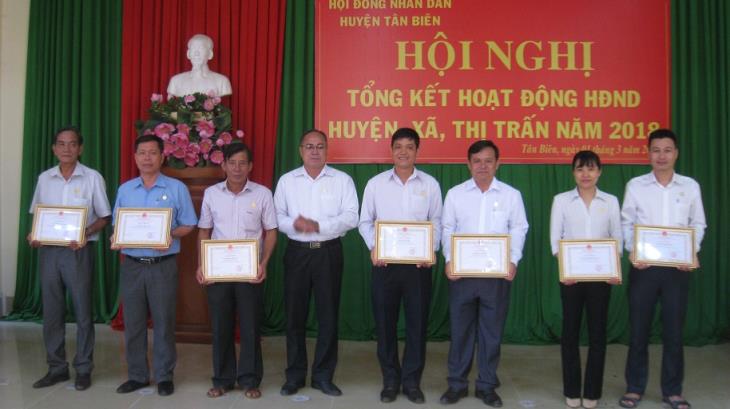 HĐND huyện Tân Biên tổng kết hoạt động năm 2018