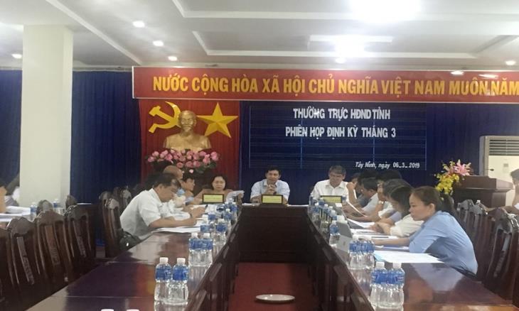 Thường trực HĐND tỉnh: Họp phiên thường kỳ tháng 3 năm 2019