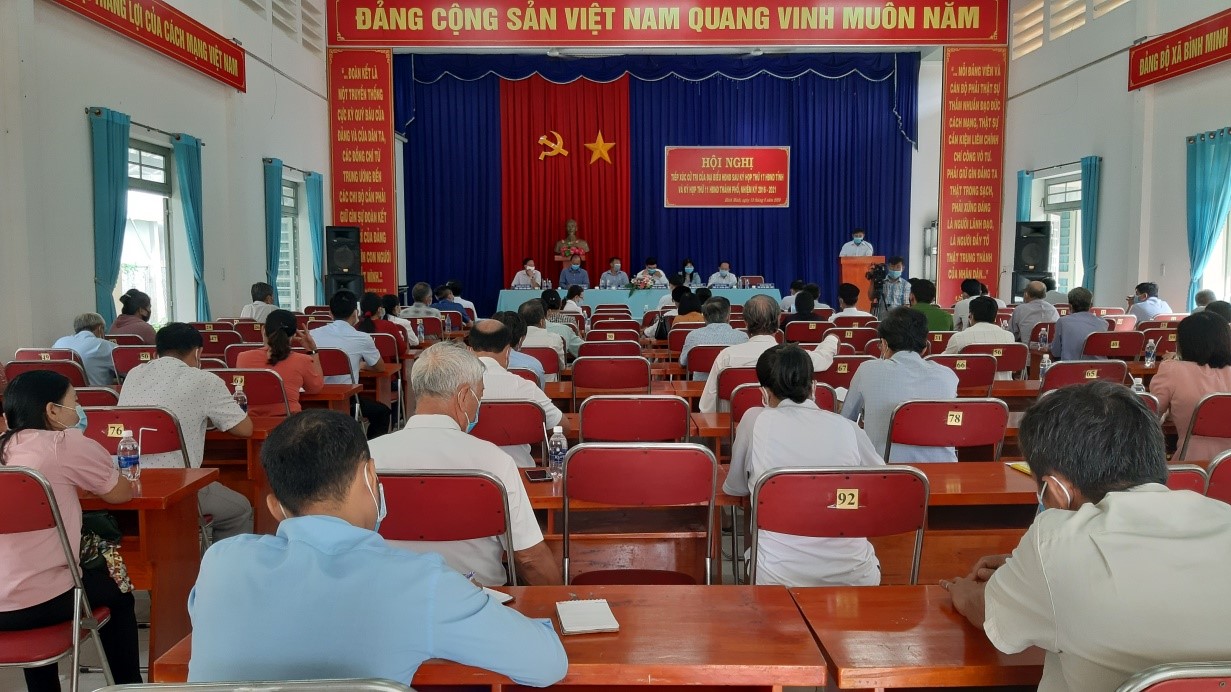 Đại biểu HĐND Tỉnh và Thành phố tiếp xúc cử tri 3 xã Bình Minh, Tân Bình và Thạnh Tân, thành phố Tây Ninh